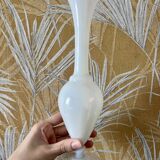 White opaline vase