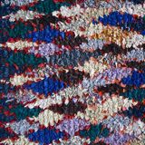 Tapis marocain Boucherouite vintage