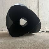 Black “Luna” lamp by Rinaldo Cutini