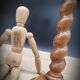 DuO turned wood candle holders