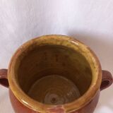 Glazed terracotta pot