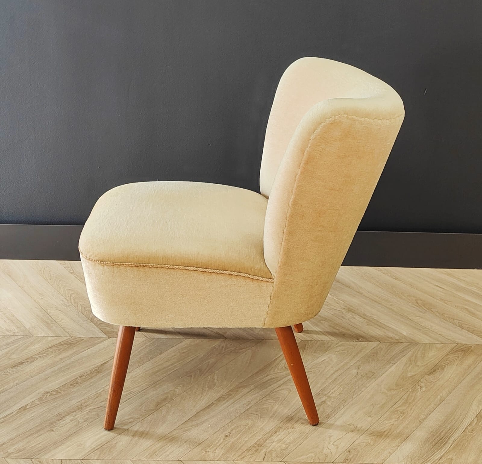 Mid century cocktail chair vintage