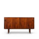Mid-century rosewood sideboard with sliding doors from DR Mobler, 1960s