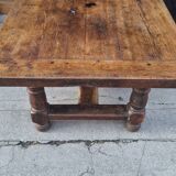 Large oak farmhouse table