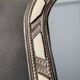 Moroccan Artisan Mirror in Brass and Bone - Moorish Style