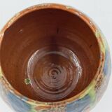 Set of 4 Flemish art nouveau stoneware