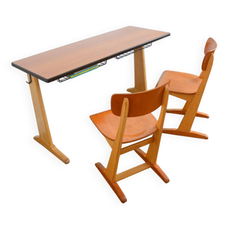 Ensemble de bureau Casala vintage 1950s