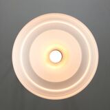 Mid-century Italian Brass and Plexiglass Pendant Lamp