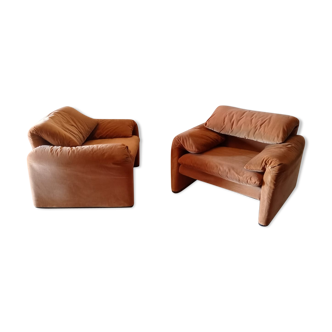 Pair of Magistretti armchairs