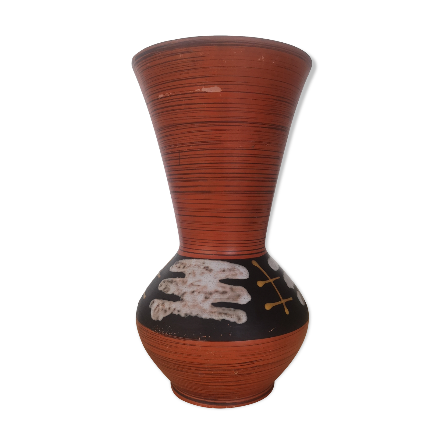 Stamped and numbered Scandinavian vase 1970