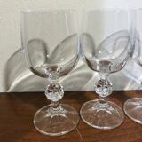 6 crystal glasses
