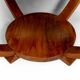 Pedestal Table, Solid Teak Coffee Table, Art Deco Colonial, c. 1930
