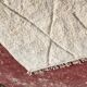Beni Ouarain Berber rug in cream 300x200 cm – natural wool – handmade