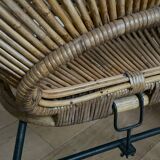 1 Fauteuil rotin