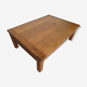 1950s oak coffee table
