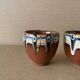 Set of 4 Russian ceramic egg cups
