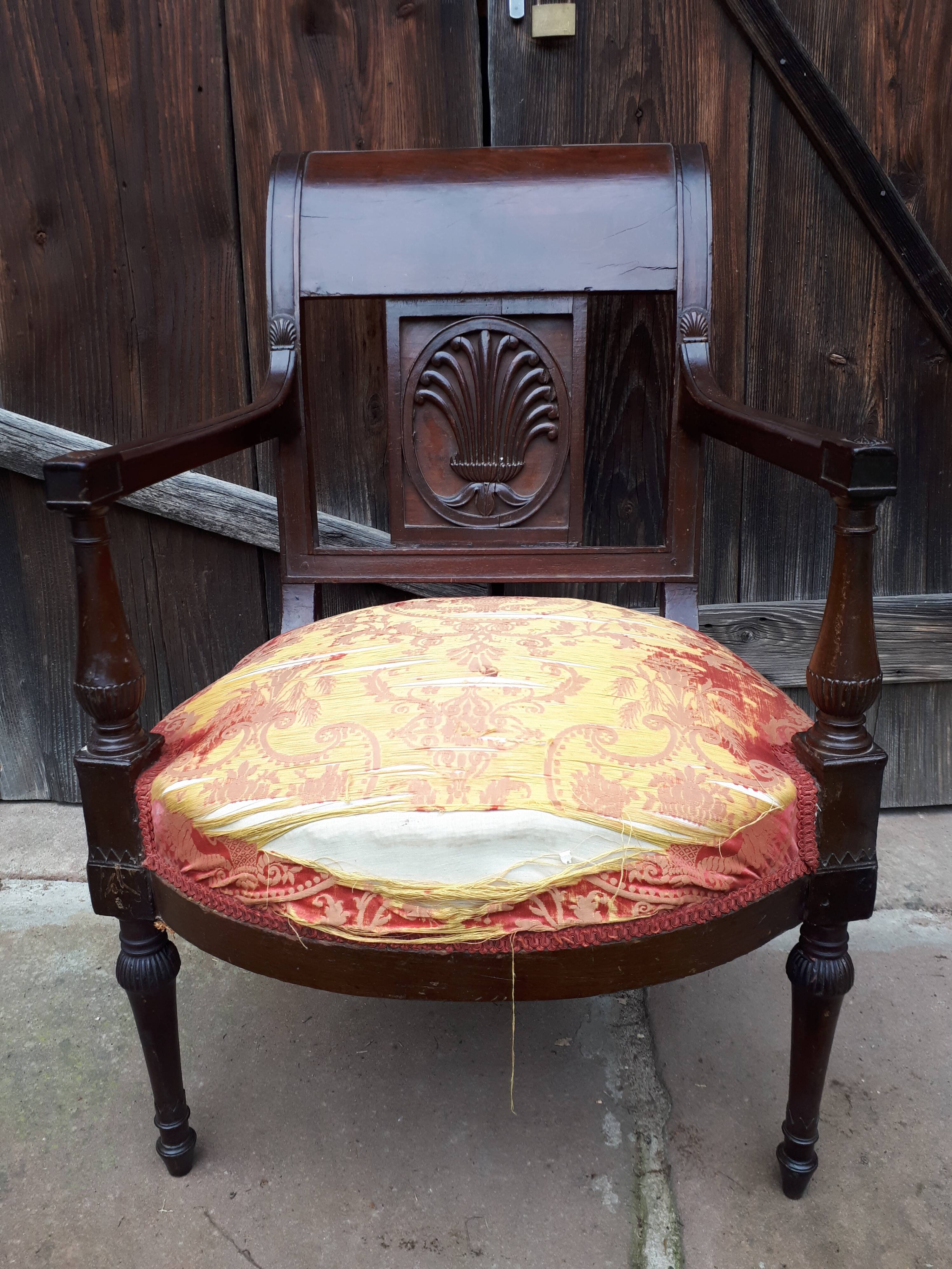 Pair of Jacob Desmalter armchairs