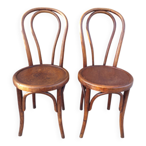 Paire de chaises rondes