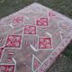 Vintage Turkish Oushak rug 154x243 cm
