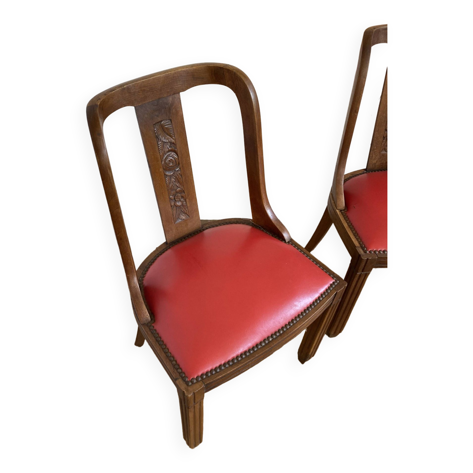 Chaises art déco gondole