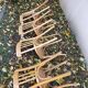 4 bistro chairs stamped Baumann