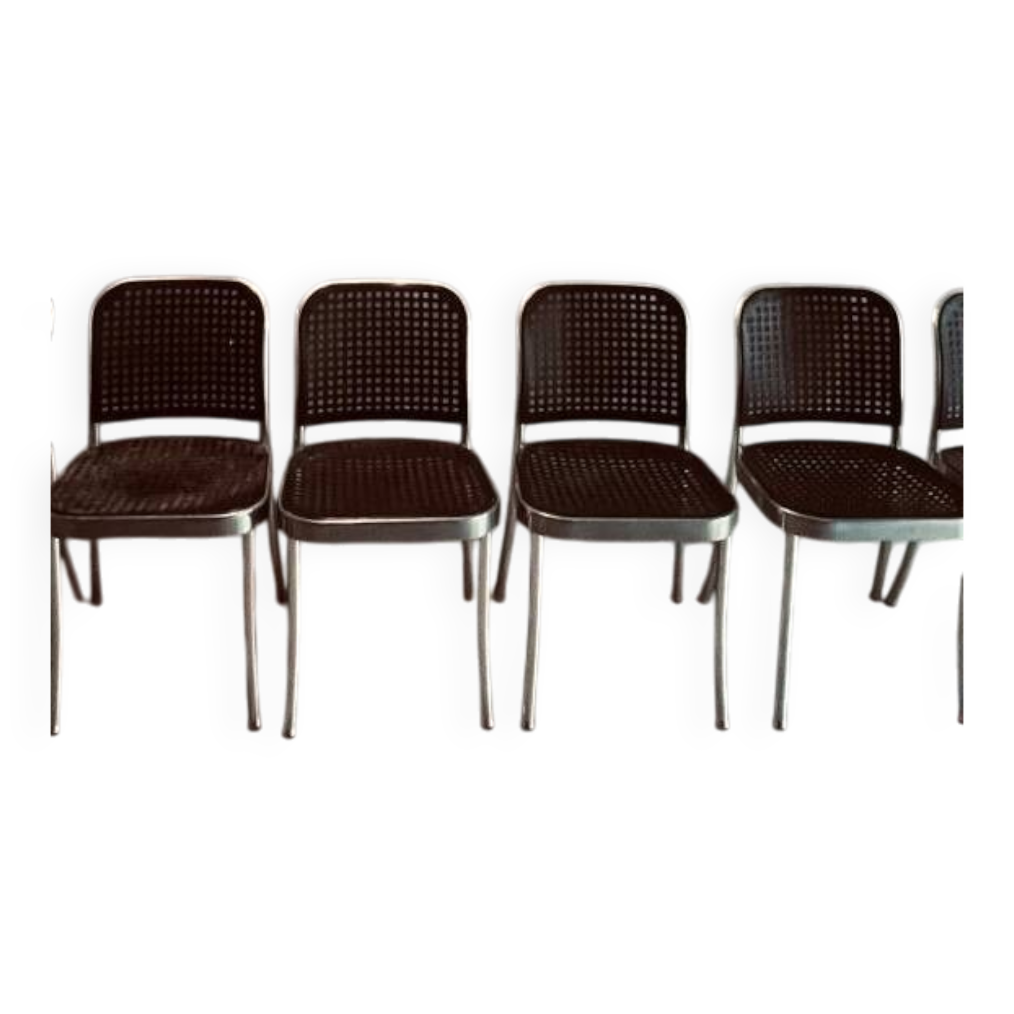 4 Vico Magistretti chairs