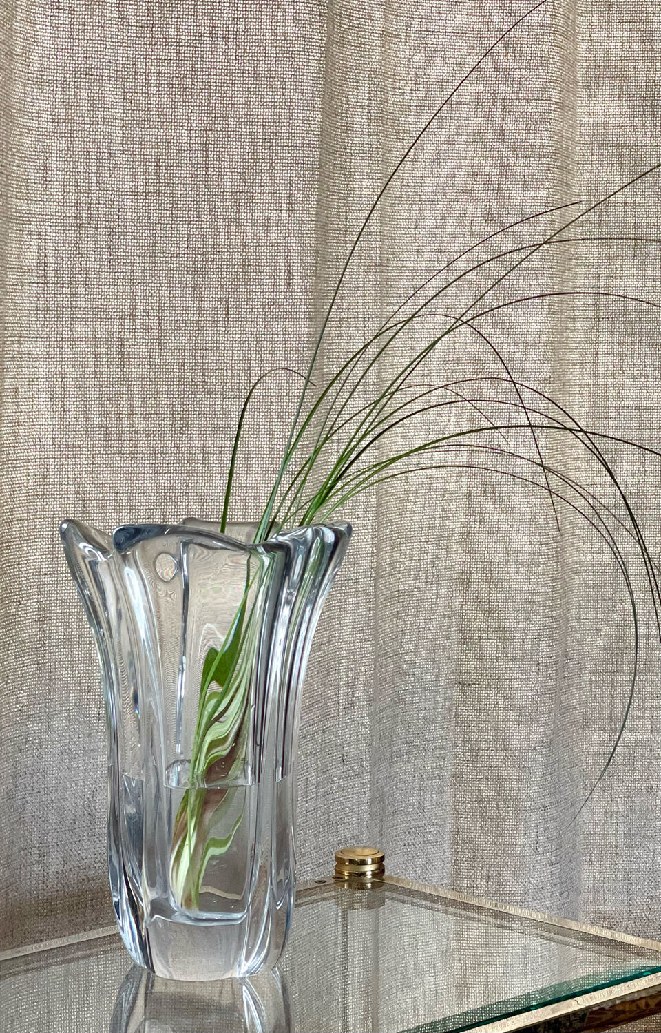 Daum crystal vase 1970