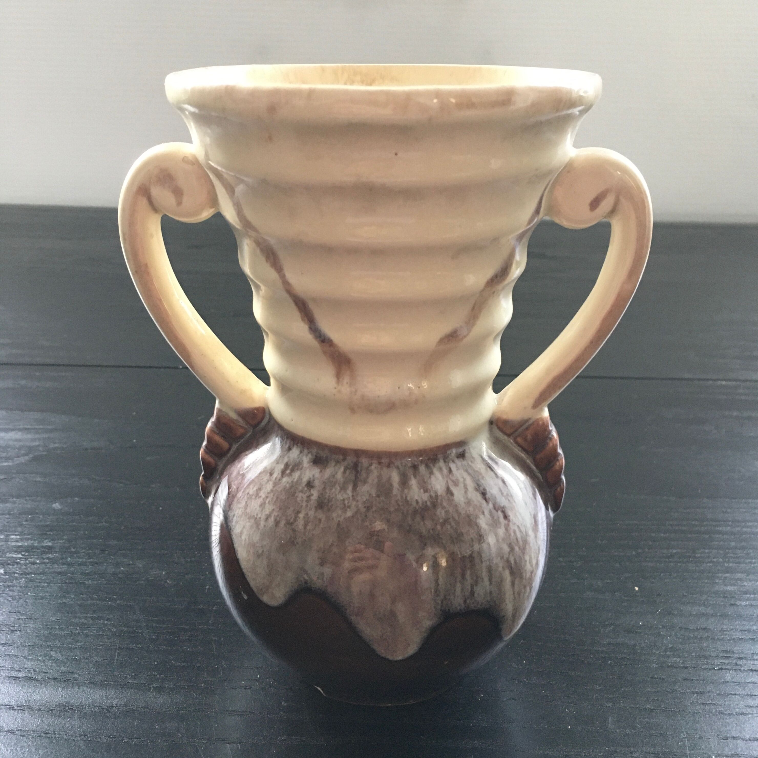 Two-tone art deco vase