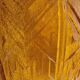 Art Deco Vase in Cracked Amber Crystal