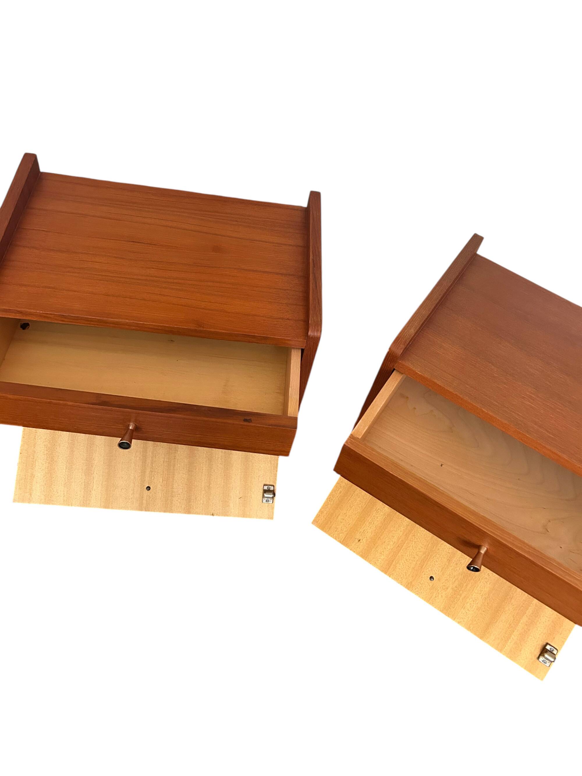 MDK Belgium bedside tables, 1960s