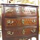 Commode en marqueterie de cubes d'époque Napoléon III
