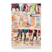 Tapis berbere azilal en soie 115 x 80 cm