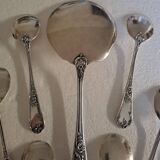 Silver-plated ice service La Mondiale