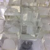 Italian Crystal "Apis" Table Lamp from Poliarte, 1960s