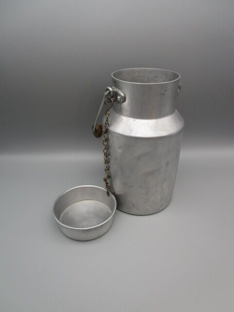 Old aluminum milk pot 1L
