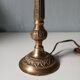 Pied de lampe en bronze massif ciselé – vintage années 50/60