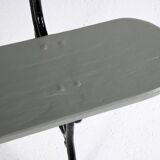 Cast iron and wood garden bench