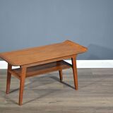 Midcentury Myer two tier teak coffee table