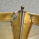 Antique brass fireplace screen from the 19th century by Bouhon Frères.