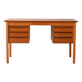 Teak desk with drawers