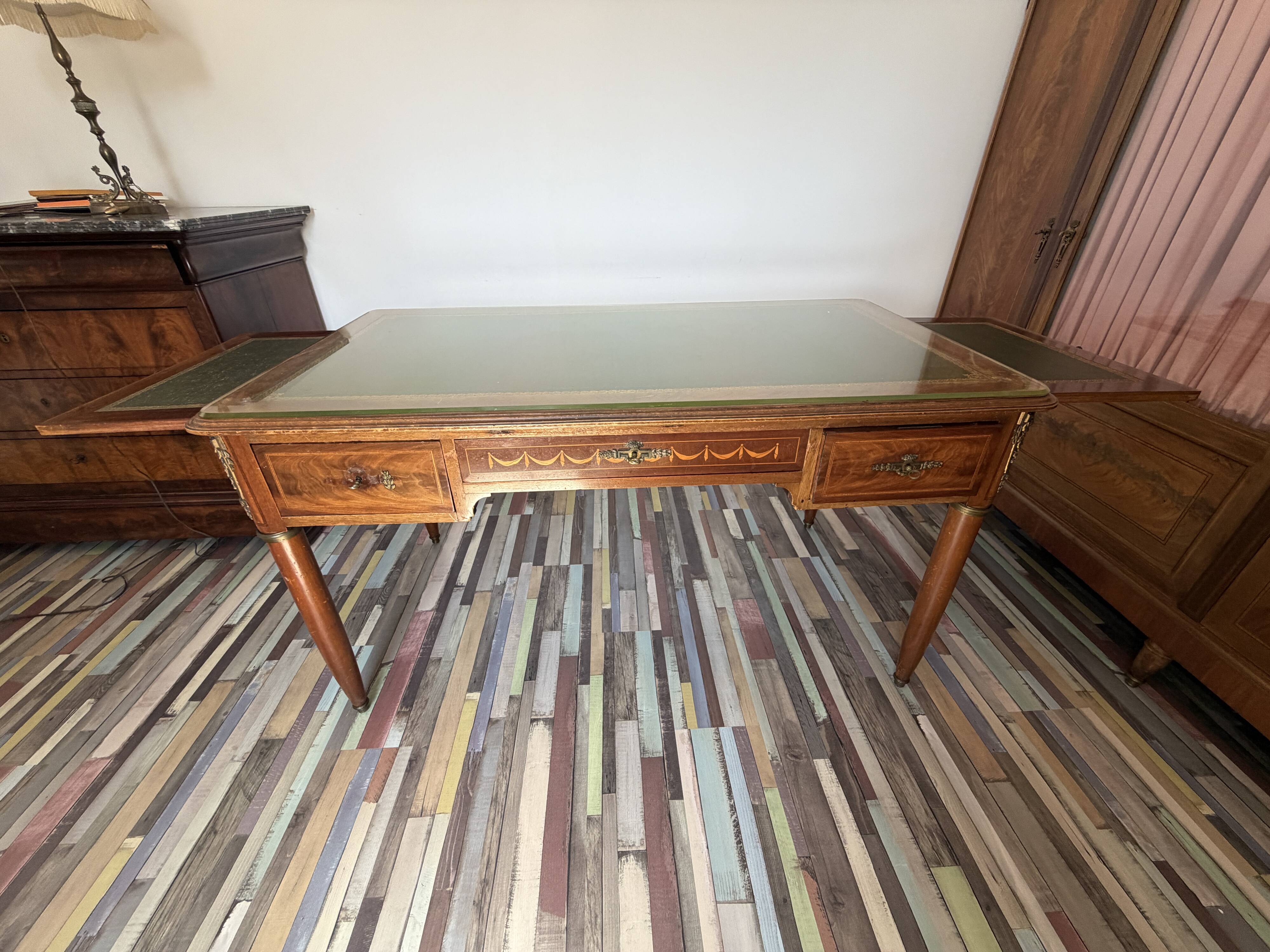 Antique desk in the Louis XVI style.