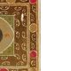 Vintage Turkish hand-knotted rug 107x126 cm