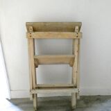 Stepladder 3 steps in solid wood