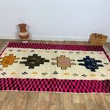 Handmade Moroccan Berber rug 257 X 150 CM