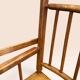 Chaise haute pour enfant en bois courbé