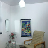 Opaline pendant light