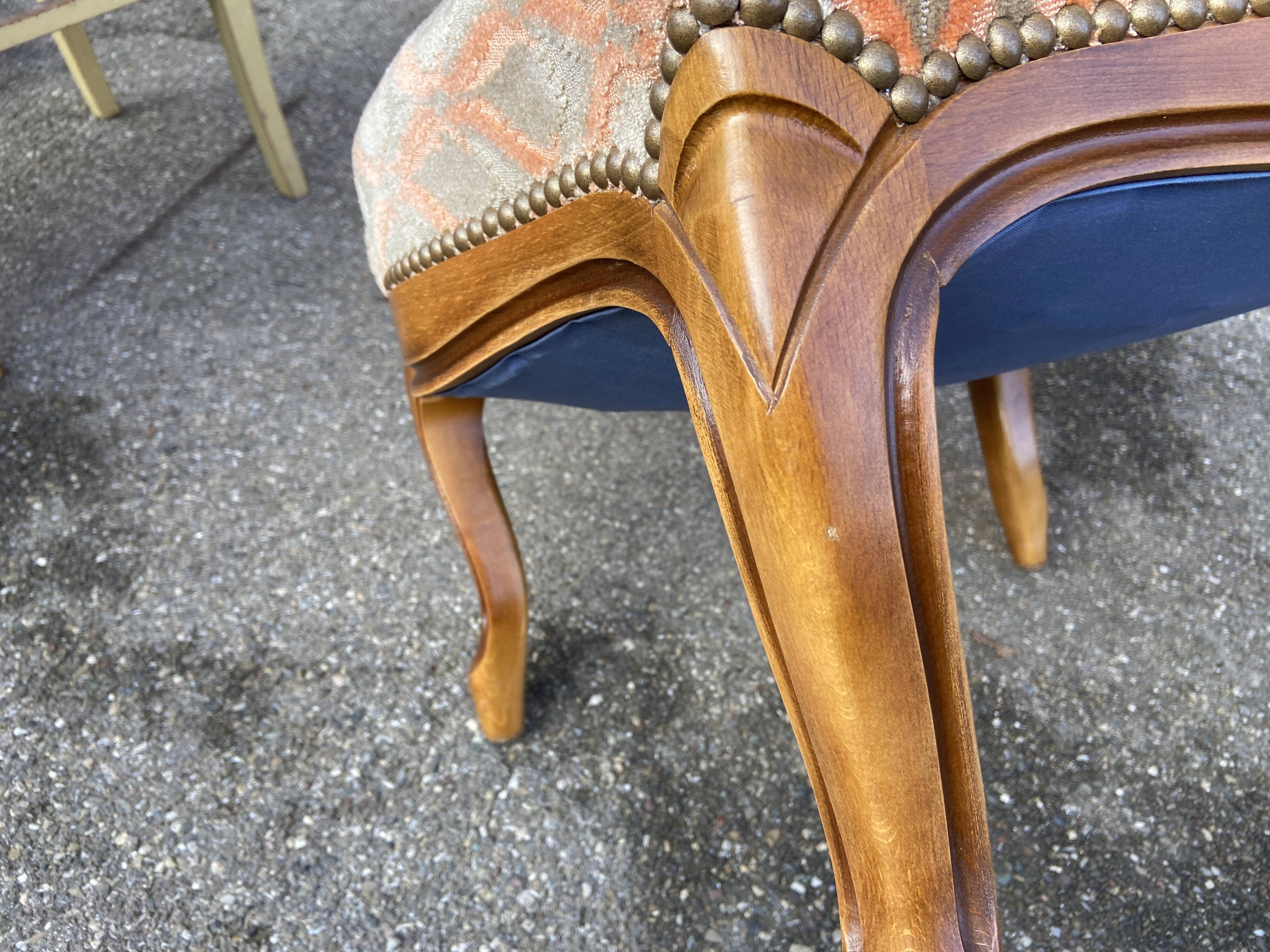 Ottoman stool old Louis XV
