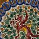 Plate / Ashtray in Massé Frères Earthenware - Relief Decoration of Dragon and F
