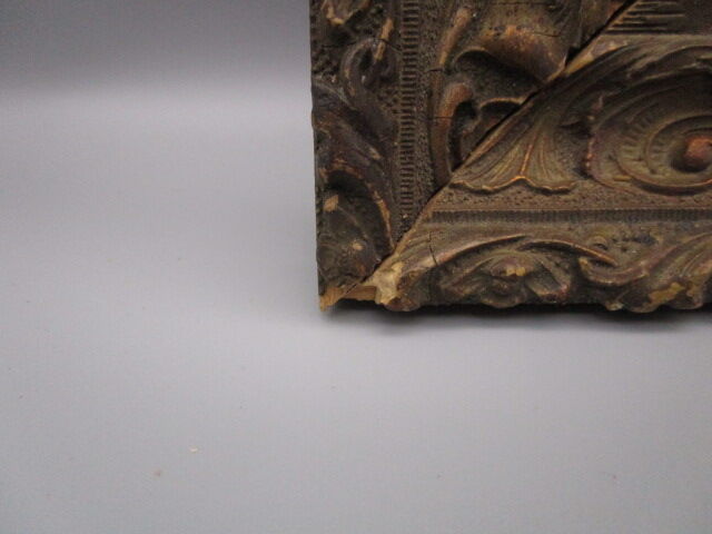 Old wooden and stucco frame