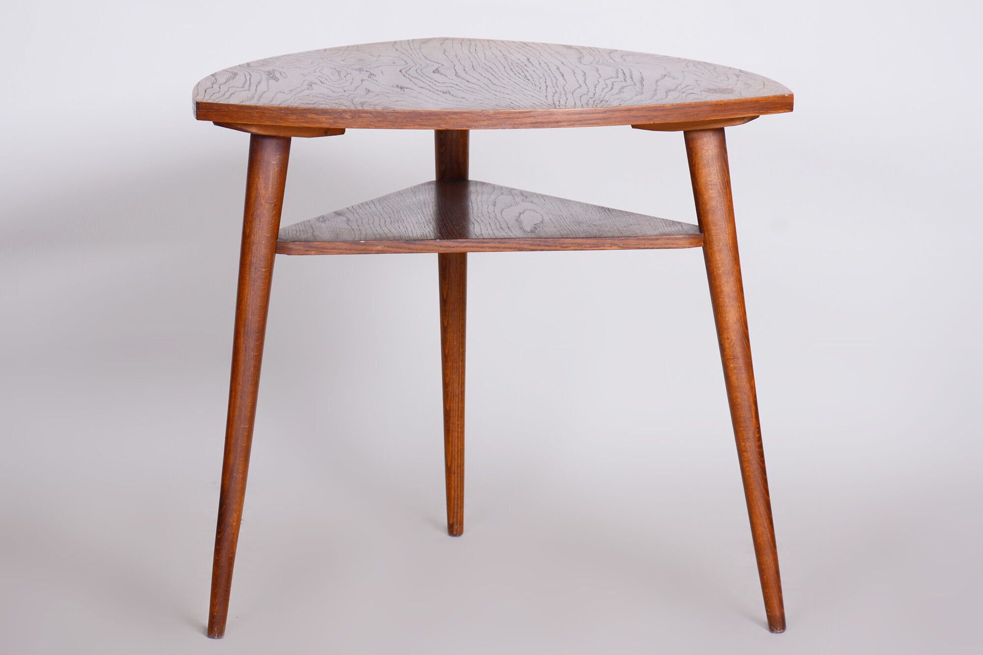 Mid Century Table, 1950s Czechia - Original condition oak